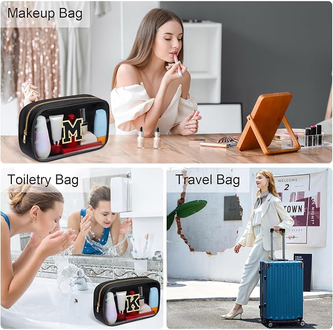 YOOLIFE Birthday Gifts for Her Wife Travel Makeup Bag Toiletry Bag for Women - Image 3