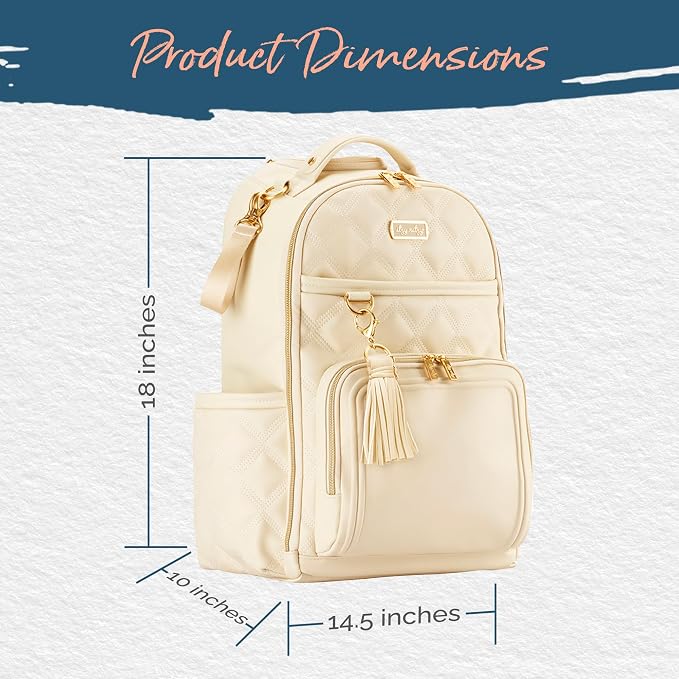 Itzy Ritzy Diaper Bag Backpack – Large Capacity Boss Plus Baby Backpack Diaper - Image 7