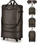 Hanke Suitcases with Wheels Expandable Foldable Luggage Bag Suitcase by Hanke