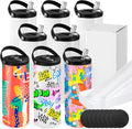 Joyclub 8 Pack Sublimation Tumblers 20 oz Sublimation Water Bottle Blanks Sports Skinny Insulated Tumblers Bulk by Joyclub