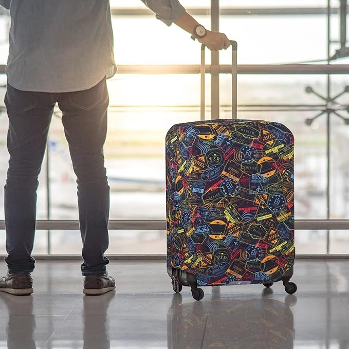 Explore Land Travel Luggage Cover Suitcase Protector Fits 23-26 Inch Case - Image 6