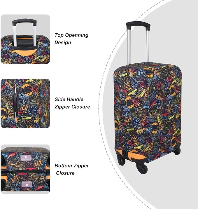 Explore Land Travel Luggage Cover Suitcase Protector Fits 31-32 Inch Case - Image 3