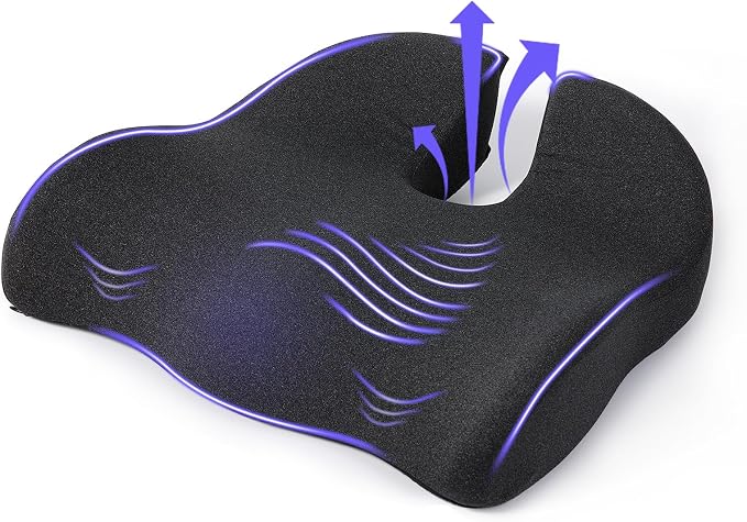 Seat Cushion for Office Chair, Large Thick Seat Cushion for Tailbone Pain Relief by DAPOTUGI