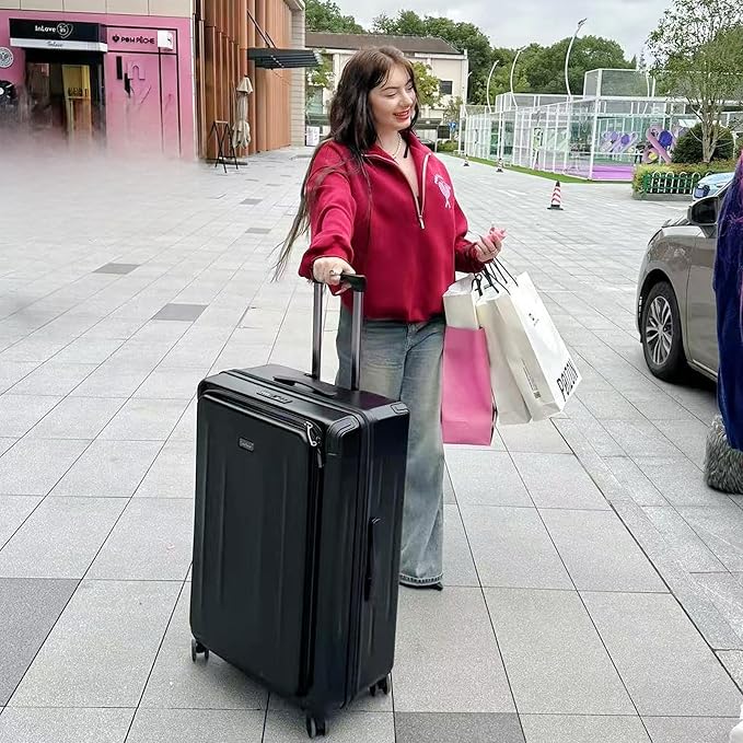 Premium Carry On Luggage, 20Inch&29 Inch Top Opening Airline Approved ABS+PC - Image 7