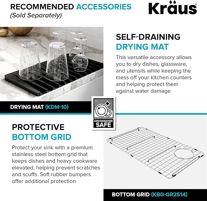 KRAUS Bellucci 30” in. Undermount Workstation Granite Kitchen Sink in White - Image 14