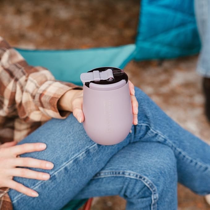 BrüMate Uncork'd 14oz 100% Leakproof Insulated Wine Tumbler | Locking Lid | Insulated Stainless Steel Wine Glass | Perfect For Travel & Outdoors | BPA-Free (Dune) - Image 5