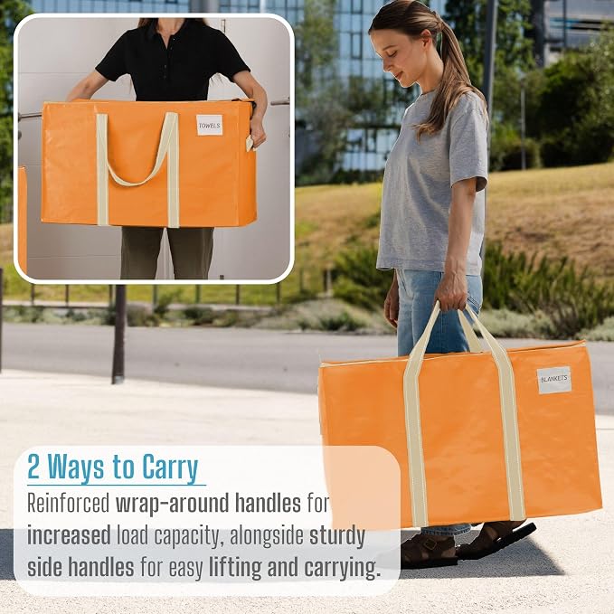 VENO 8 Pack Moving Bags, Heavy Duty, Moving Boxes Alternative, Packing Storage - Image 6