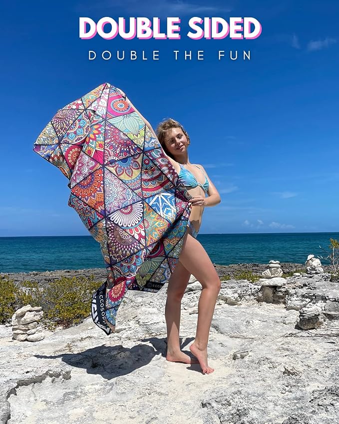 ECCOSOPHY Microfiber Beach Towel - Image 5