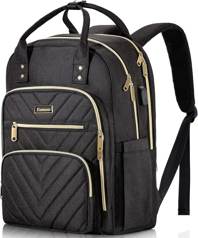 Laptop Backpack for Women Men, School Backpacks for Teens Girls Boys, 17.3 Inch by Kuosdaz