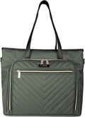 Kenneth Cole REACTION Chelsea Quilted Chevron 15" Laptop & Tablet Business Tote by KennethCole