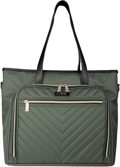 Kenneth Cole REACTION Chelsea Quilted Chevron 15" Laptop & Tablet Business Tote by KennethCole