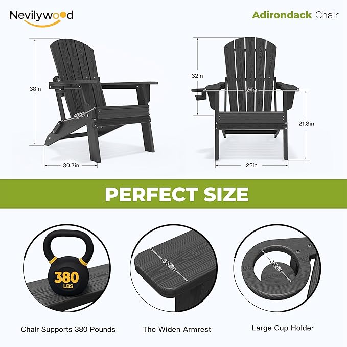 Folding Adirondack Chair - Image 2