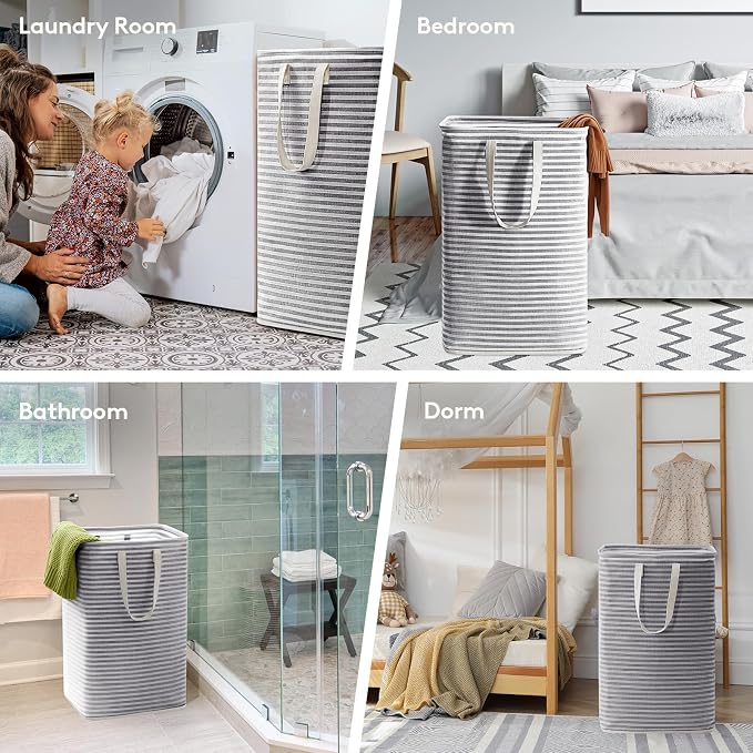 Lifewit Laundry Hamper Large Collapsible Laundry Basket, Freestanding - Image 6