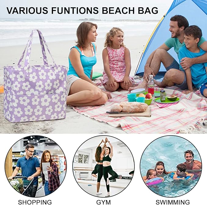Waterproof Beach Tote Pool Bags - Image 5