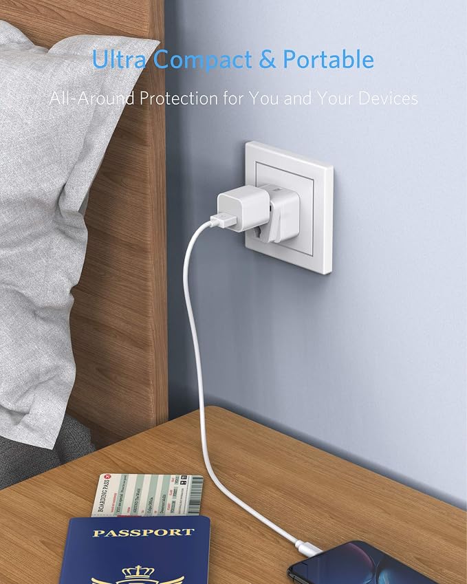 BESTEK Australia New Zealand Travel Plug Adapter, Grounded Universal Type I - Image 2