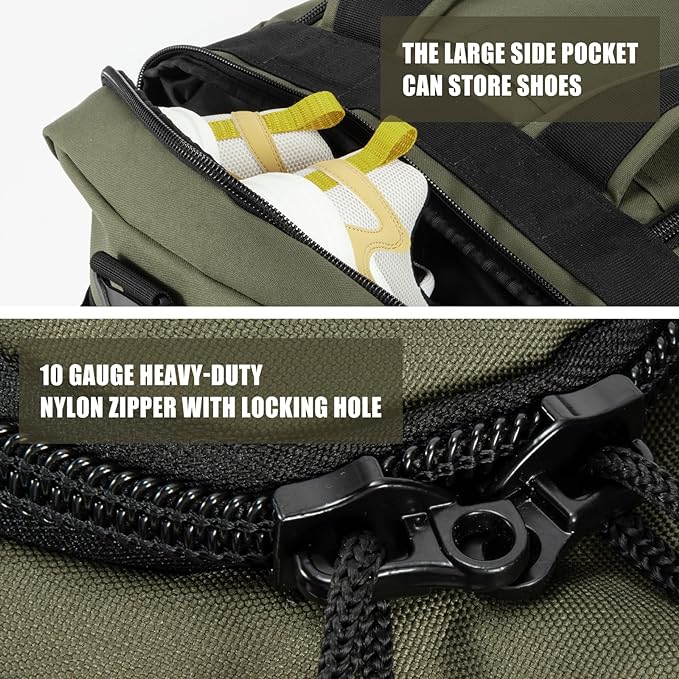 Large Duffle Bag, Gym Bags For Men Weekend Bag For Women Travel Backpack Carry - Image 4