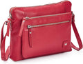 Wise Owl Accessories Small Soft Pebbled Real Leather Crossbody Handbags Purses by WiseOwlAccessories