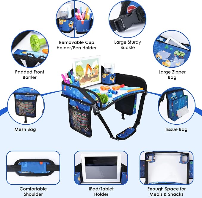 2PCS Kids Travel Tray for Airplane - Image 6