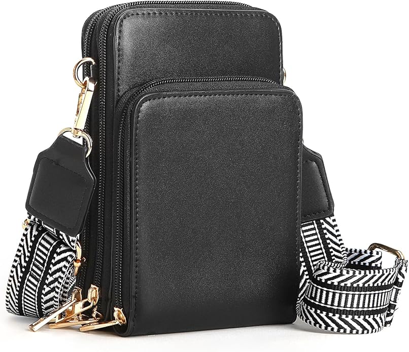 Crossbody Cellphone Purse Women Touch Screen Bag RFID Blocking Wallet Handbag by Borivilla