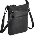 Crossbody Sling Bag for Women Small Real Leather Purse Vintage Travel Crossover by Cochoa
