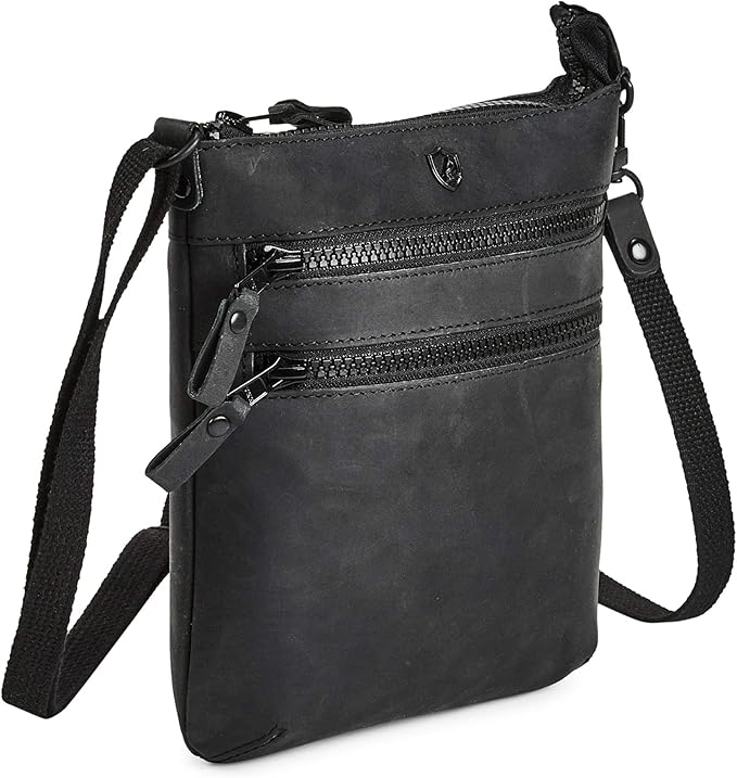 Crossbody Sling Bag for Women Small Real Leather Purse Vintage Travel Crossover by Cochoa