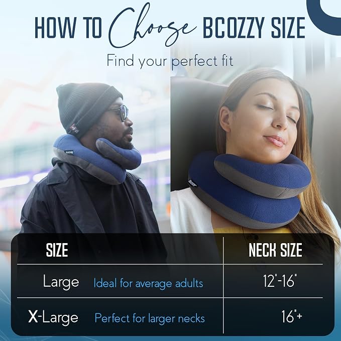 BCOZZY Neck Pillow for Travel Provides Double Support to The Head, and Chin in - Image 7