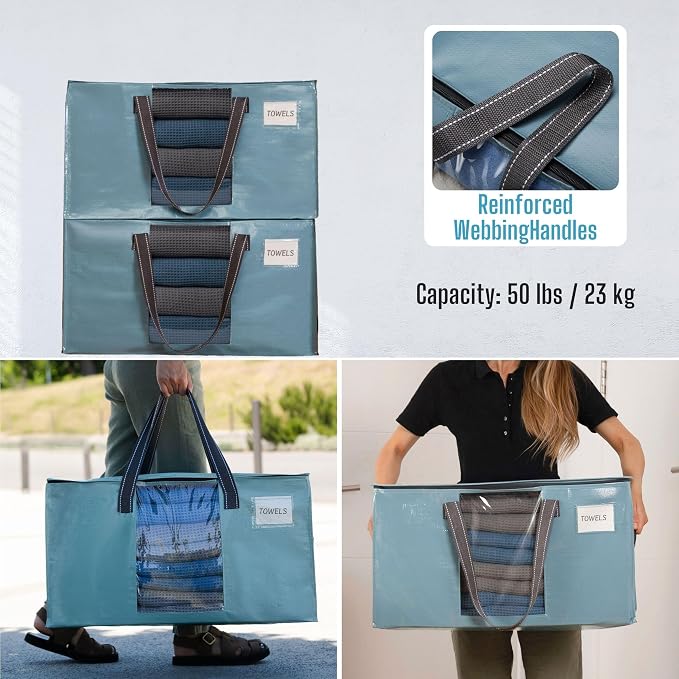 VENO 8 Pack Moving Bags, Comforter and Blanket Storage Bags - Image 7