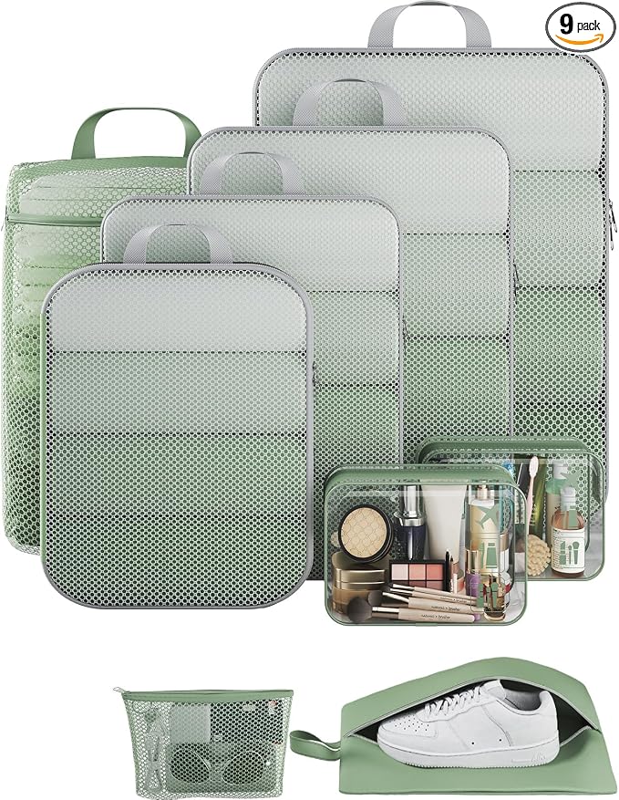 Veken 9/11 Set Compression Packing Cubes by Veken
