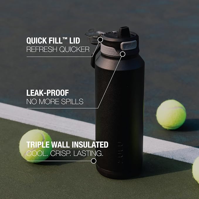 ZULU Powerfill Pro 32oz Stainless Steel Water Bottle - Image 2