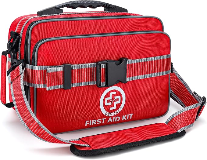 Professional 500 Piece Emergency First Aid Kit by Gevoke