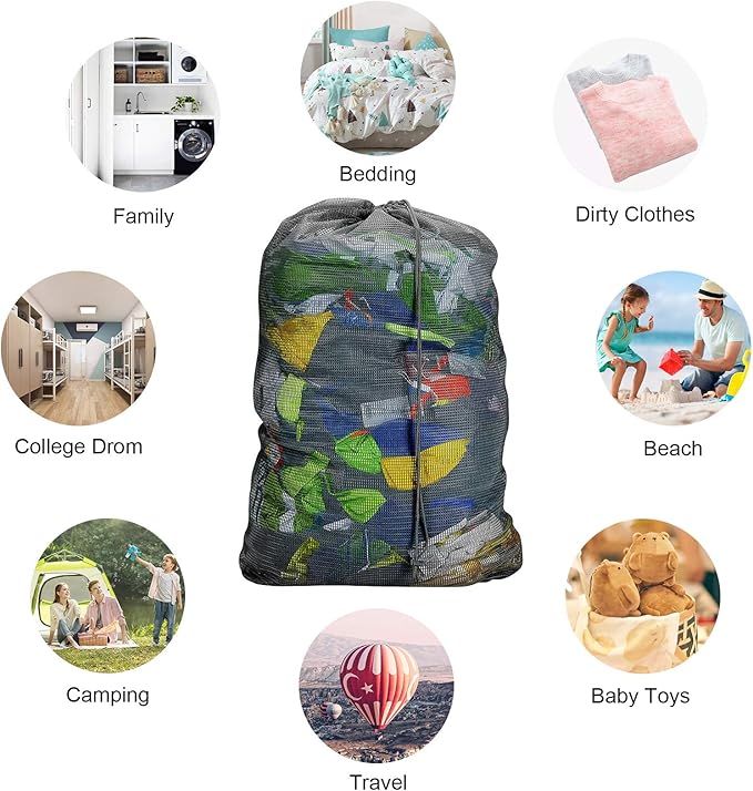 Dalykate Mesh Laundry Bags, Heavy Duty - Image 7
