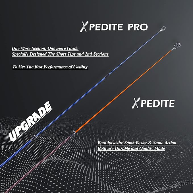 EOW XPEDITE PRO Portable Telescopic Casting and Spinning Fishing Rods, 24T - Image 3