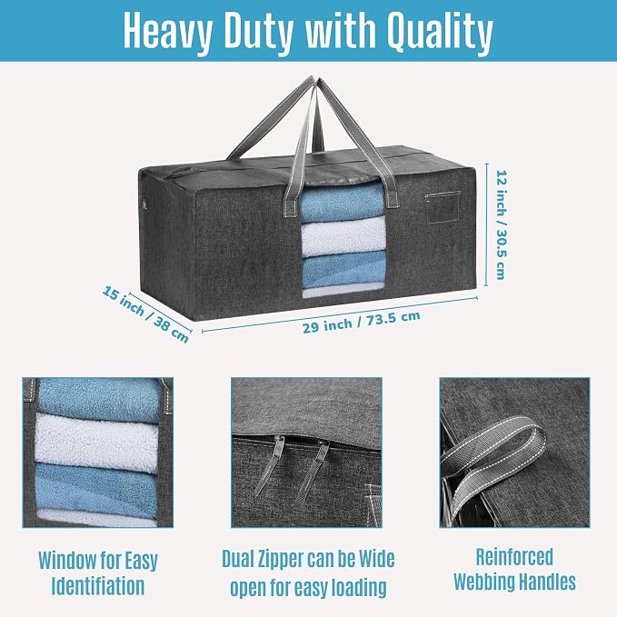 VENO 10 Pack Moving Bags Extra Large Storage Bags - Image 3