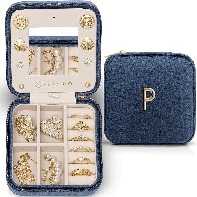 Vlando Jewelry Organizer Box, Small Jewelry Box by VLANDO