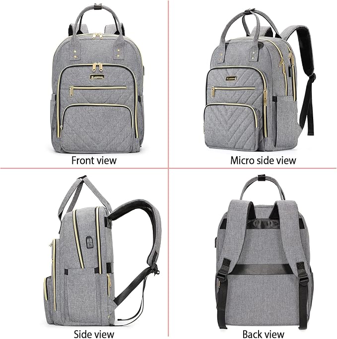 Laptop Backpack for Women Men, School Backpacks for Teens Girls Boys, 17.3 Inch - Image 6
