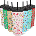 BJPKPK 22oz Insulated Tumbler With lid And Straw Stainless Steel Tumblers Travel Coffee Mug Reusable Thermal Cup,Unicorns by BJPKPK