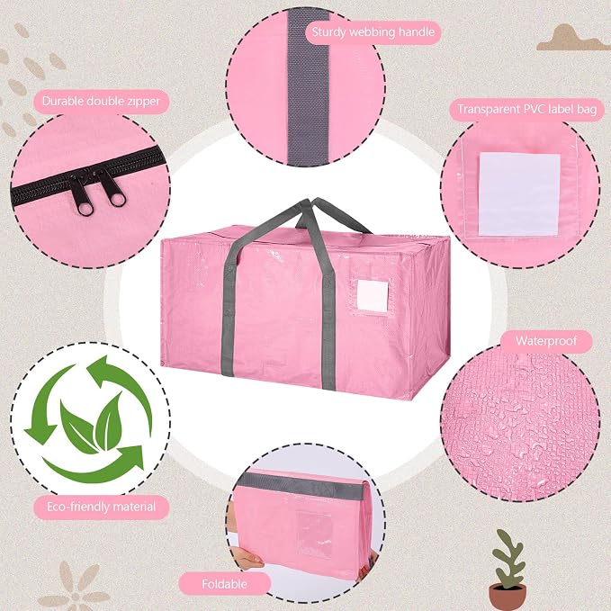 8 Pack Extra Large Moving Bags Heavy Duty Packing Bags - Image 2