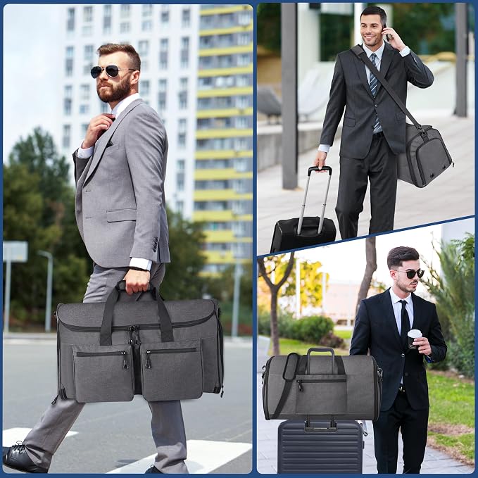Convertible Duffle Bags for Travel Carry On Suit Duffle Bags - Image 7