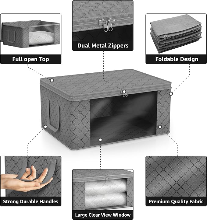 Sorbus Medium Clothes Storage Bags - Image 5