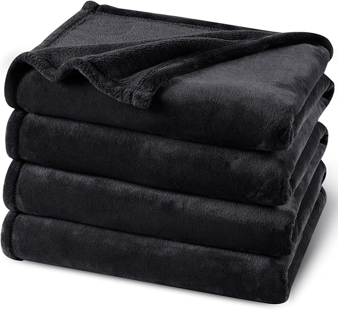 PHF Ultra Soft Fleece Blanket Queen Size, No Shed No Pilling Luxury Plush Cozy by PHF