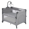 2-in-1 Baby Playard, Pack and Play Bassinet, Easy Folding Portable Crib by QUTANIX