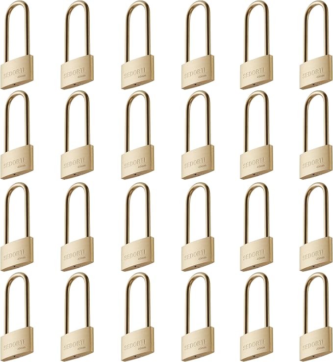 Weather Proof Locks with Same Key#31322, Solid Brass Keyed Alike Padlocks with by SEDORTI