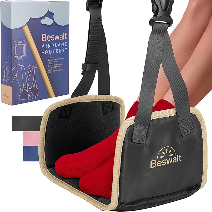 Portable Airplane Foot Hammock for Plane Travel - Image 8