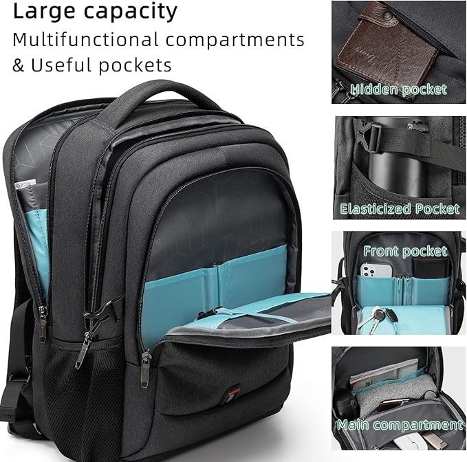 DUSLANG 17 Inch Laptop Backpack - Image 2