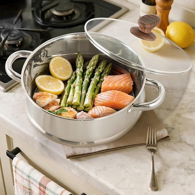 MAISON ARTS 17 Piece Pots and Pans Set Non Stick, Kitchen Cookware Sets - Image 5