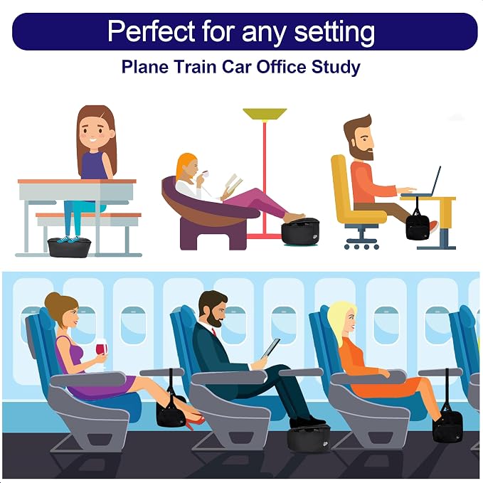 2-in-1 Airplane Footrest Pillow - Image 3