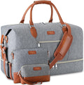 Weekender Bag for Women, Travel Duffel Bag Carry On Overnight Bag by ITIEZY
