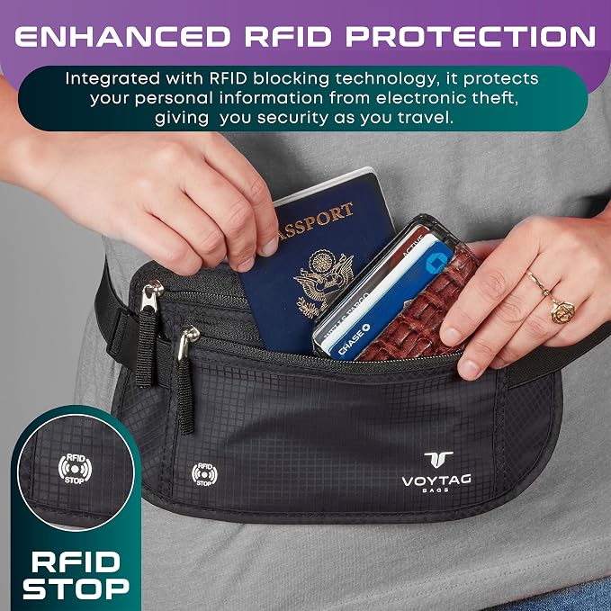 Travel Money Belt & Passport Holder - Image 5