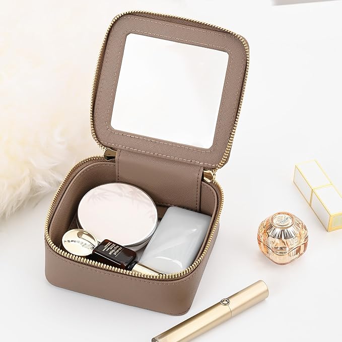 Aveniee Mini Clear Makeup Bag, Small Travel Toiletry Bag Cosmetic Bags TSA - Image 2