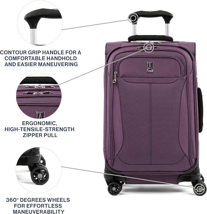 Travelpro Tourlite Softside 21" Expandable Luggage - Image 3